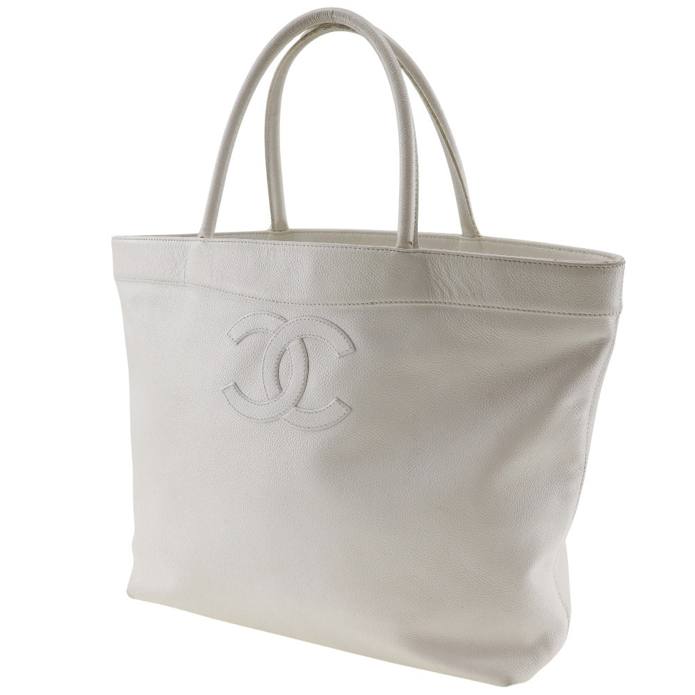 Chanel Caviar Skin Coco Mark Tote Bag