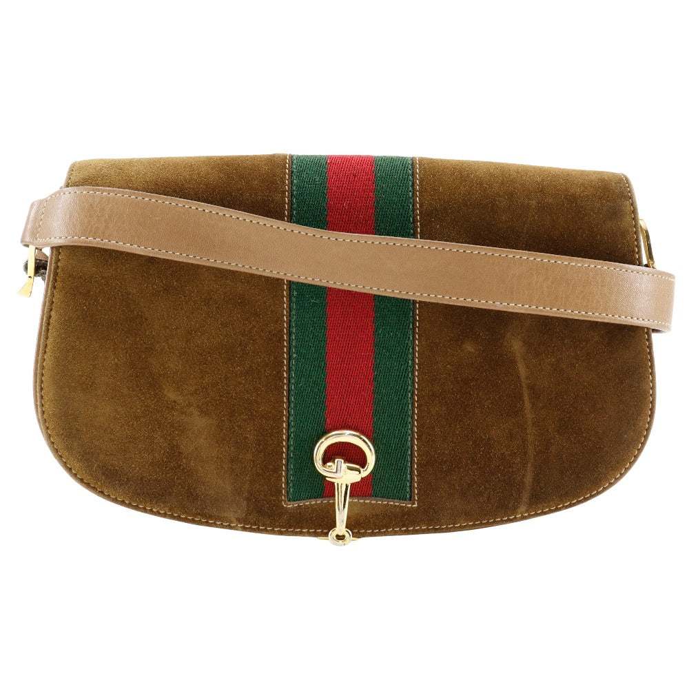 Gucci Suede Leather Shoulder Bag