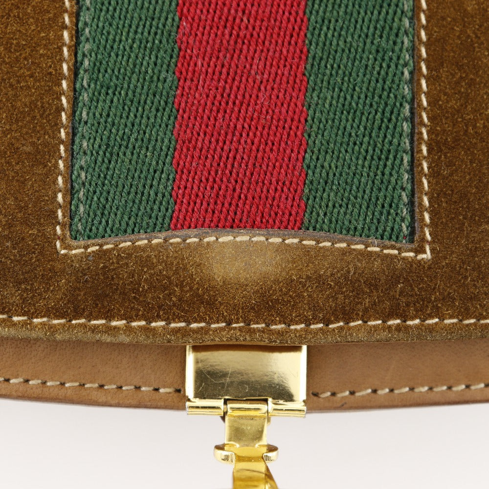 Gucci Suede Leather Shoulder Bag