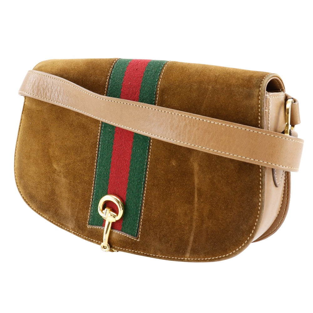 Gucci Suede Leather Shoulder Bag