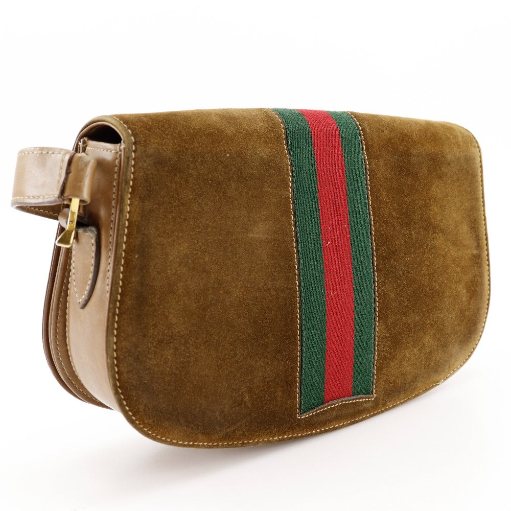 Gucci Suede Leather Shoulder Bag