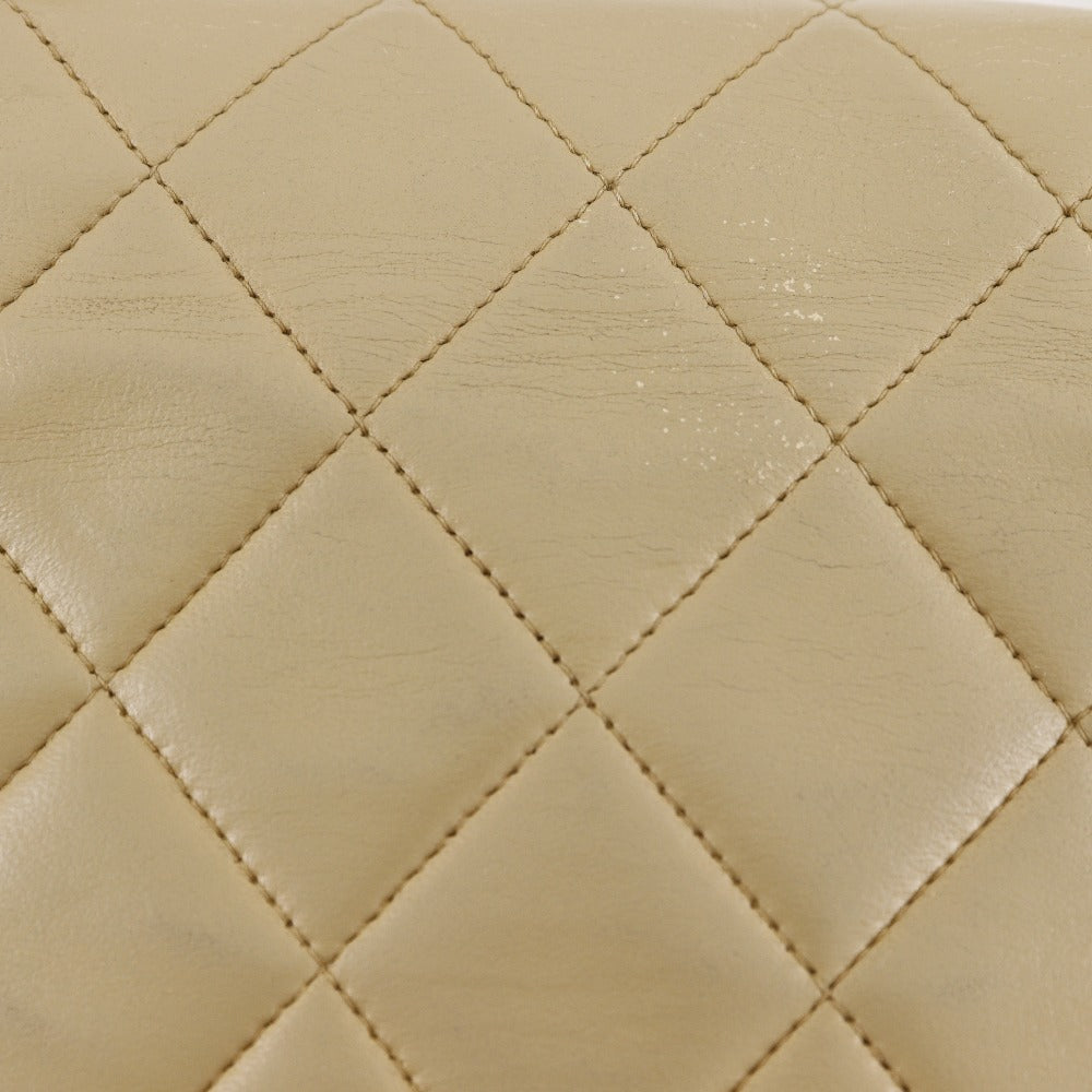 Chanel Diana Lambskin Shoulder Bag Beige