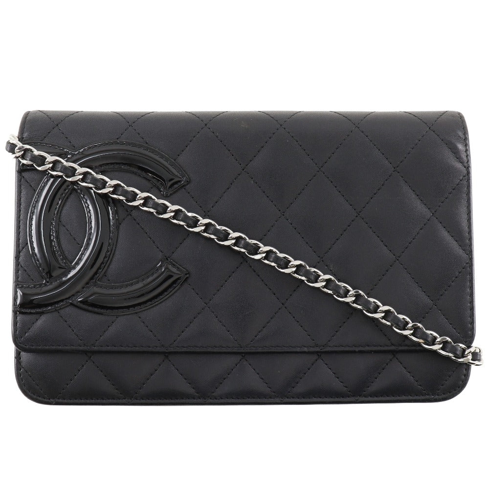 Chanel Chain Wallet Cambon Line A46646 Black