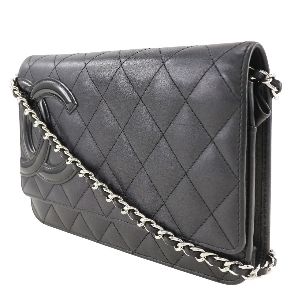 Chanel Chain Wallet Cambon Line A46646 Black