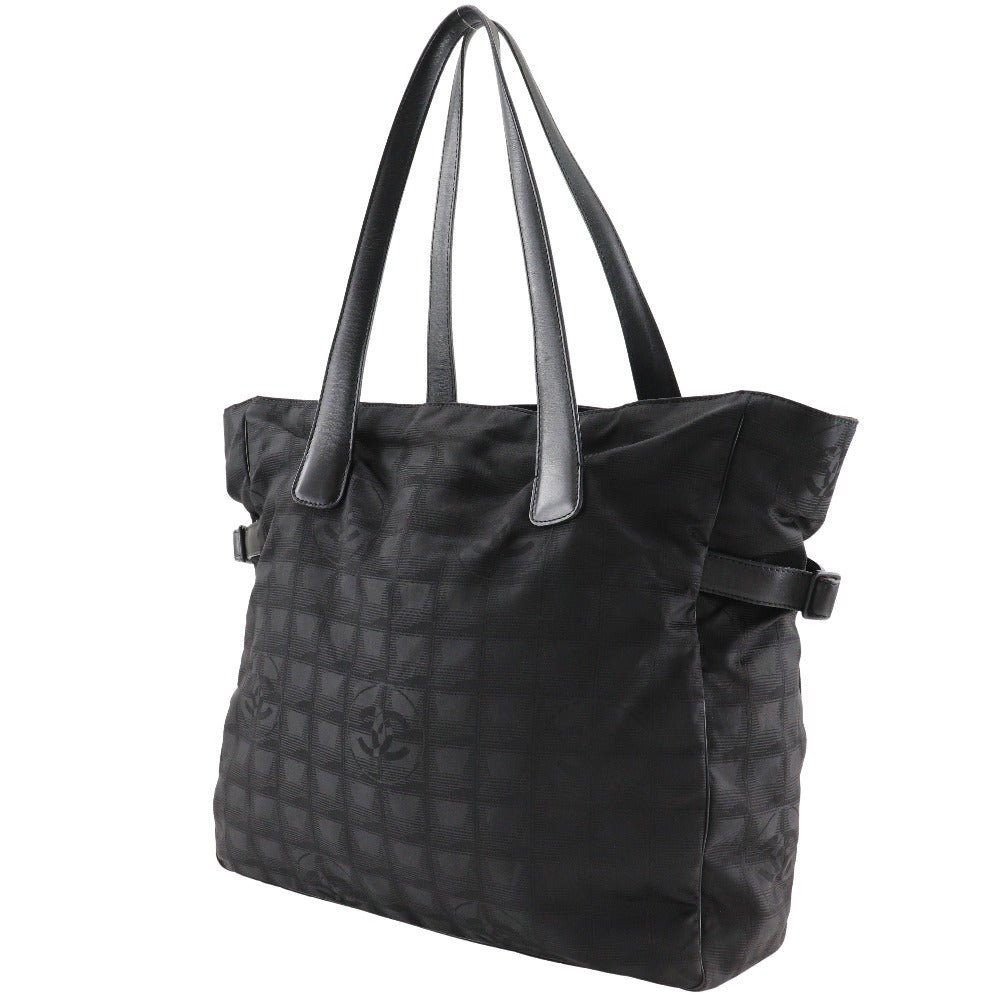 Chanel Nylon Canvas Tote Bag Black