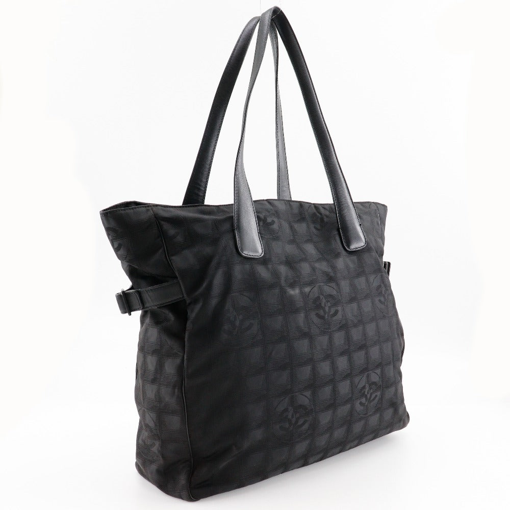 Chanel Nylon Canvas Tote Bag Black