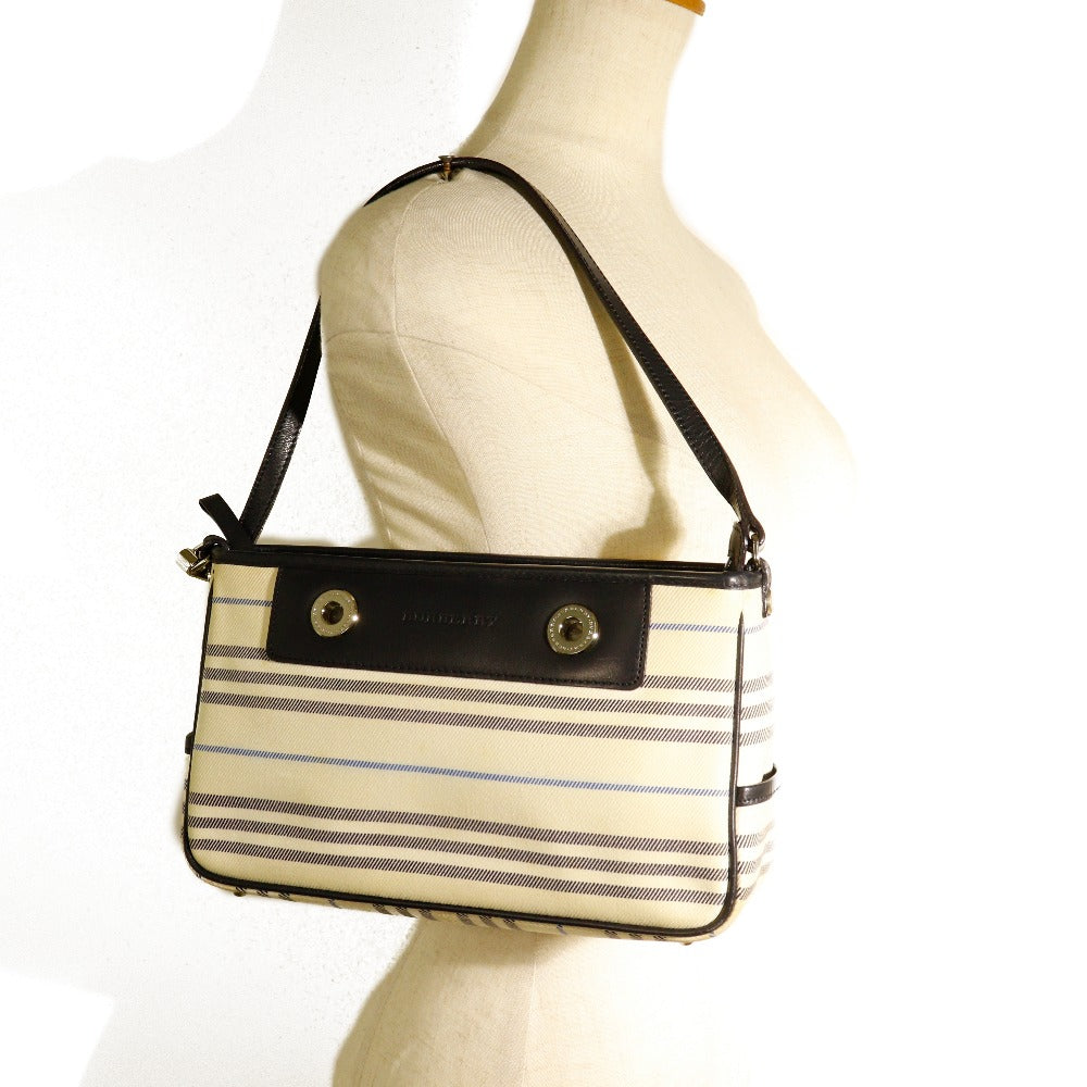 Burberry Canvas One-Shoulder Bag