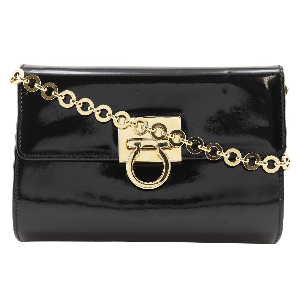 Salvatore Ferragamo Chain Shoulder Bag 2WAY Clutch