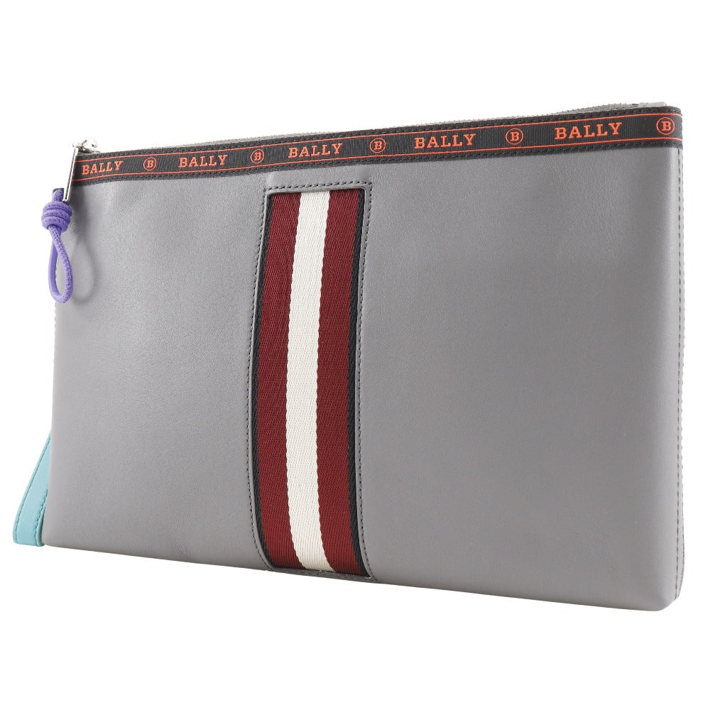 Bally Leather Heartland Clutch Bag