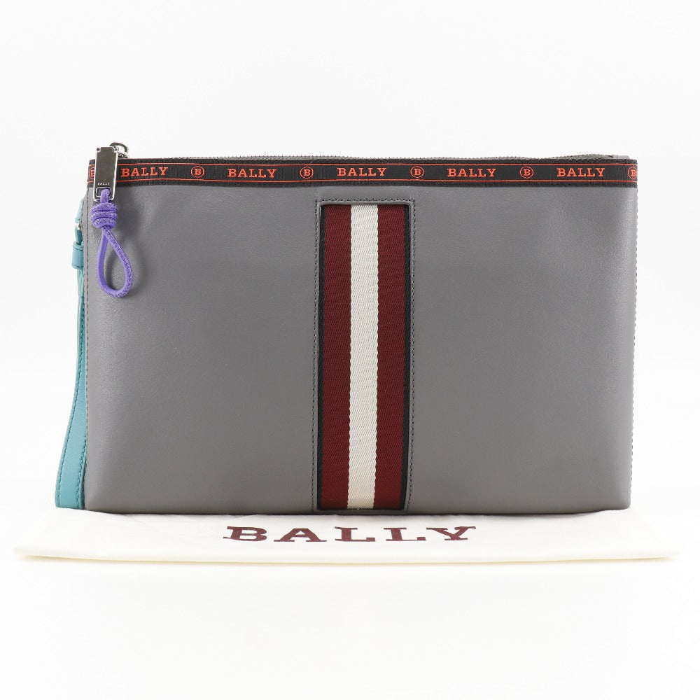 Bally Leather Heartland Clutch Bag