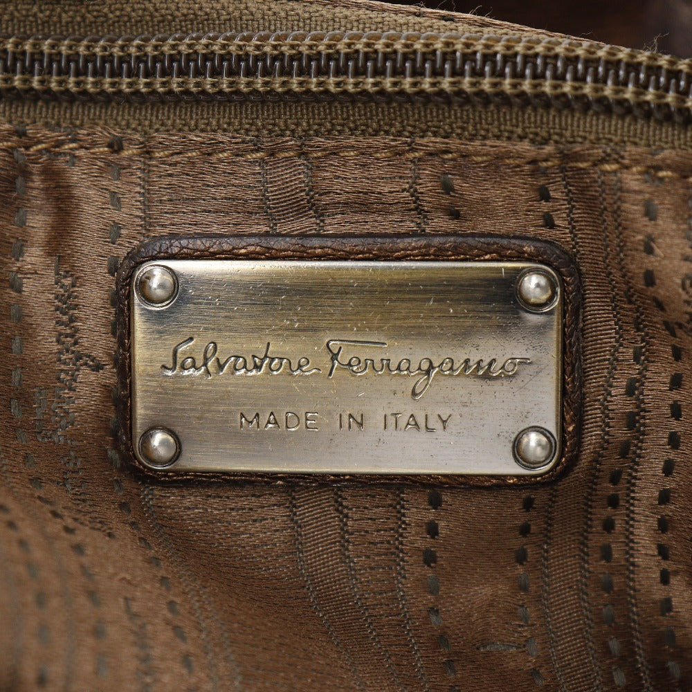 Salvatore Ferragamo Leather Tote Bag