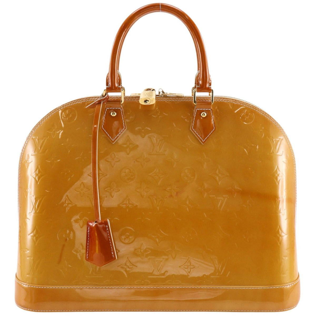 Louis Vuitton Alma GM Monogram Vernis Handbag