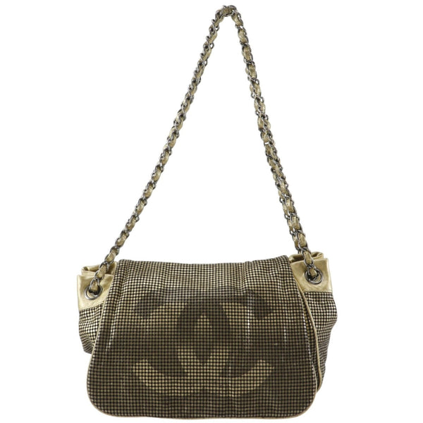 Chanel Hollywood Accordion Flapbag Leather Shoulder Bag