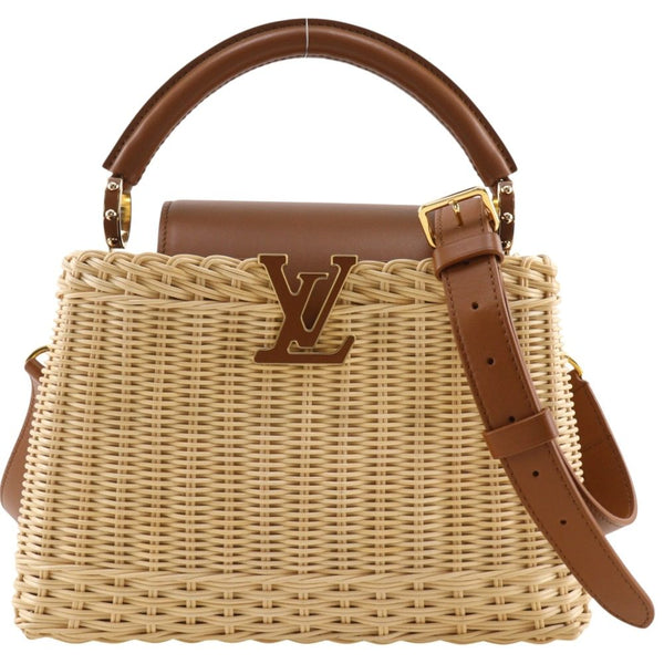 Louis Vuitton Capucines BB Rattan Calf Handbag