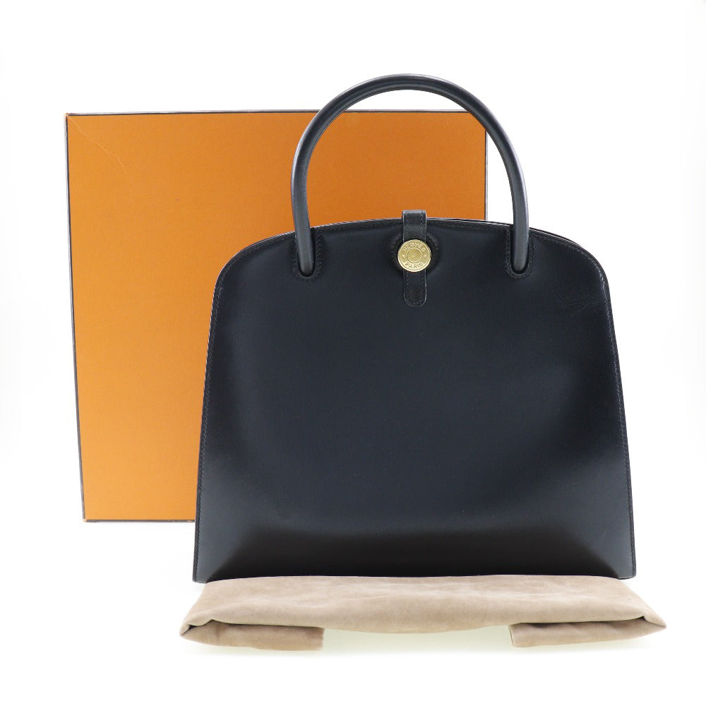 Hermes Dalvy MM Handbag Box Calf Black