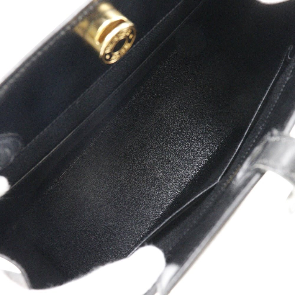 Hermes Dalvy MM Handbag Box Calf Black