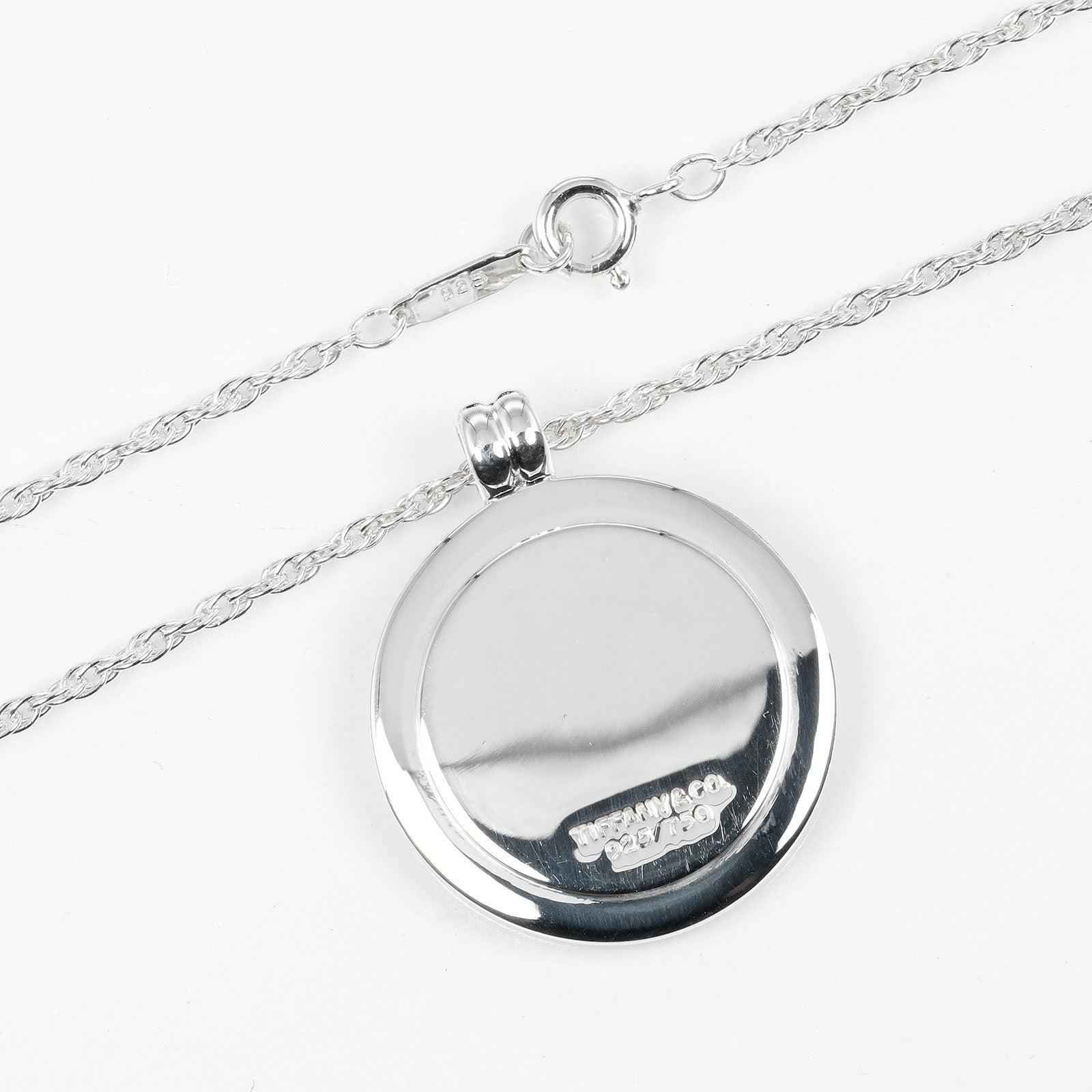 Tiffany & Co Silver 925/K18YG Coin Necklace