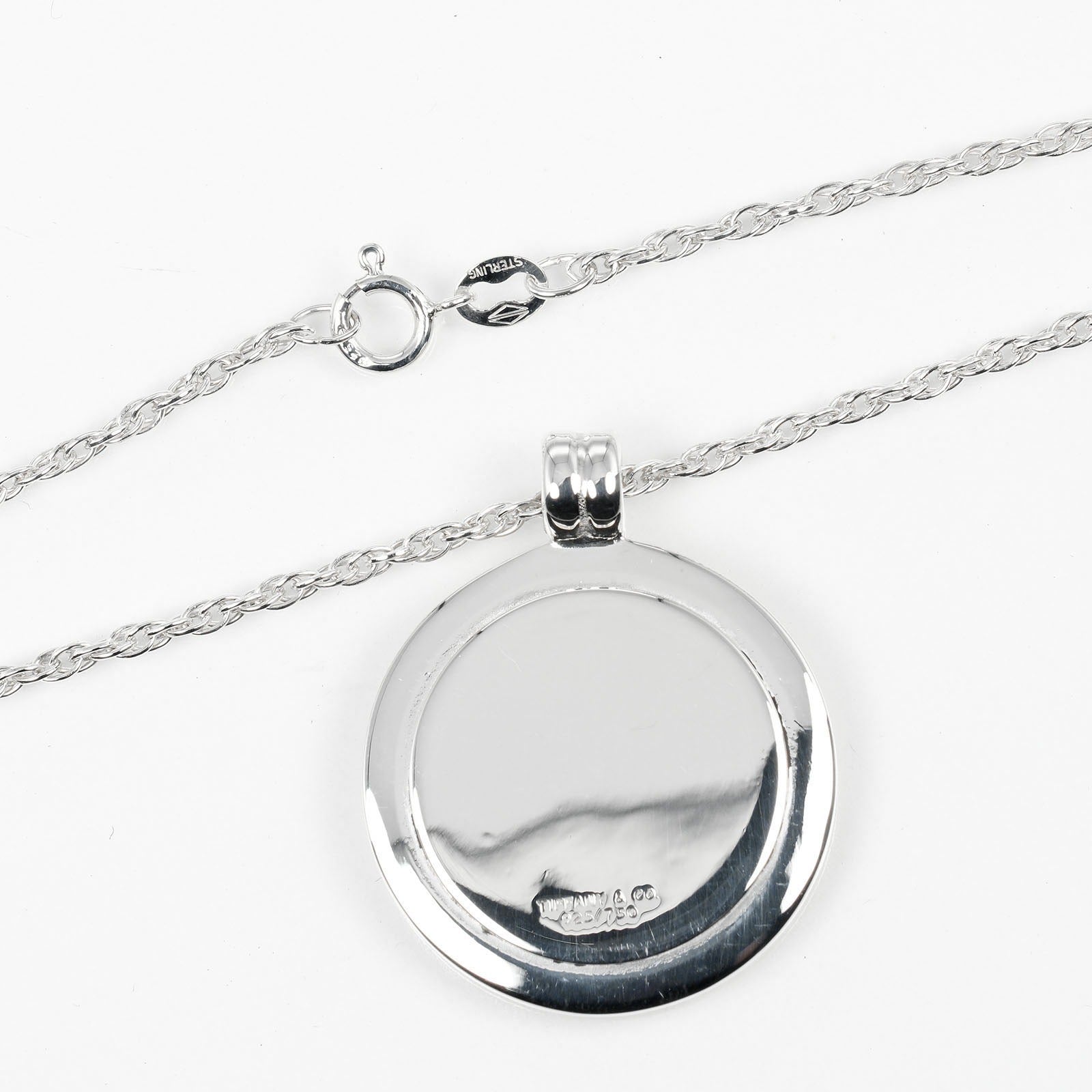 Tiffany & Co Silver 925/K18YG Coin Necklace