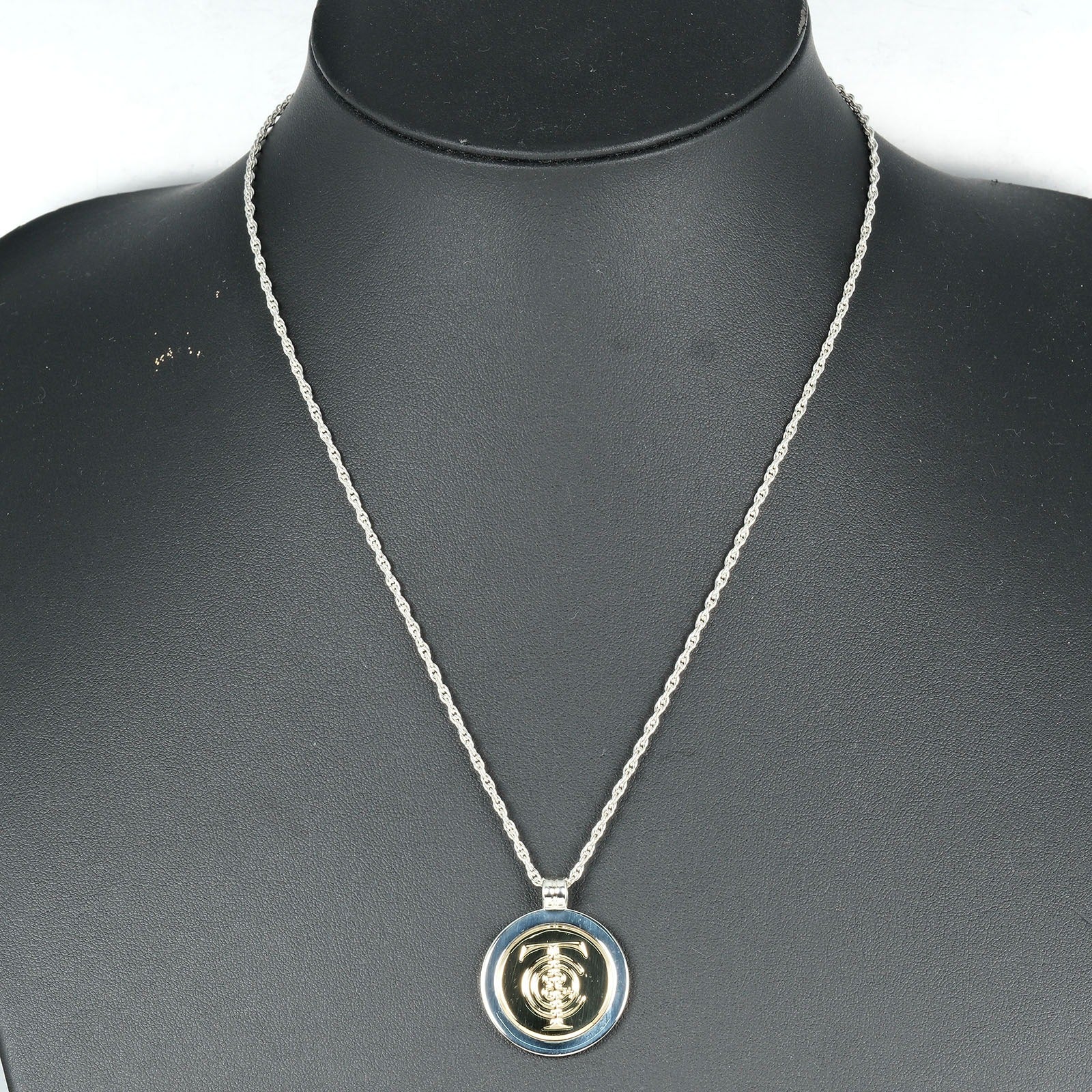 Tiffany & Co Silver 925/K18YG Coin Necklace