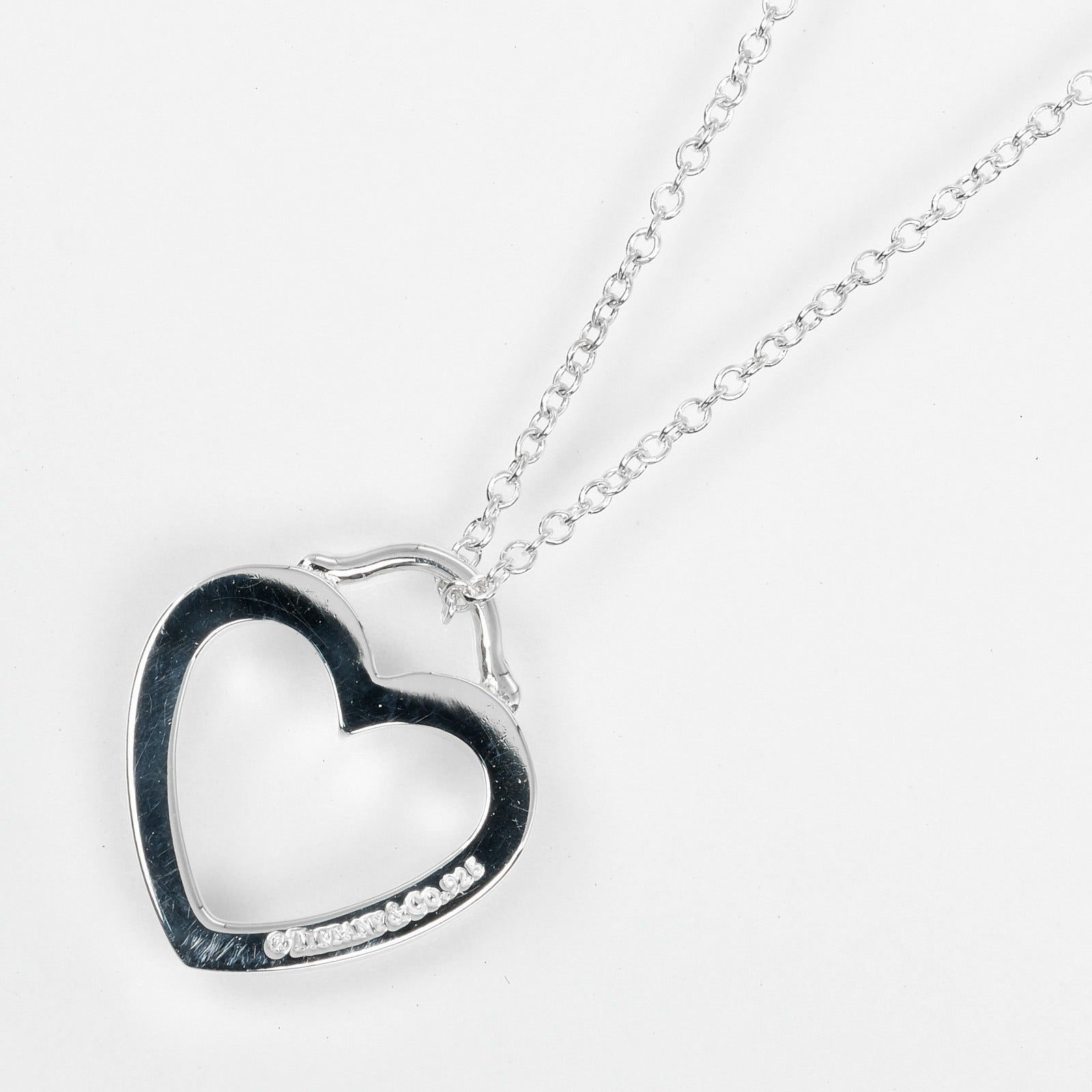 Tiffany & Co Sentimental Heart Necklace Silver 925