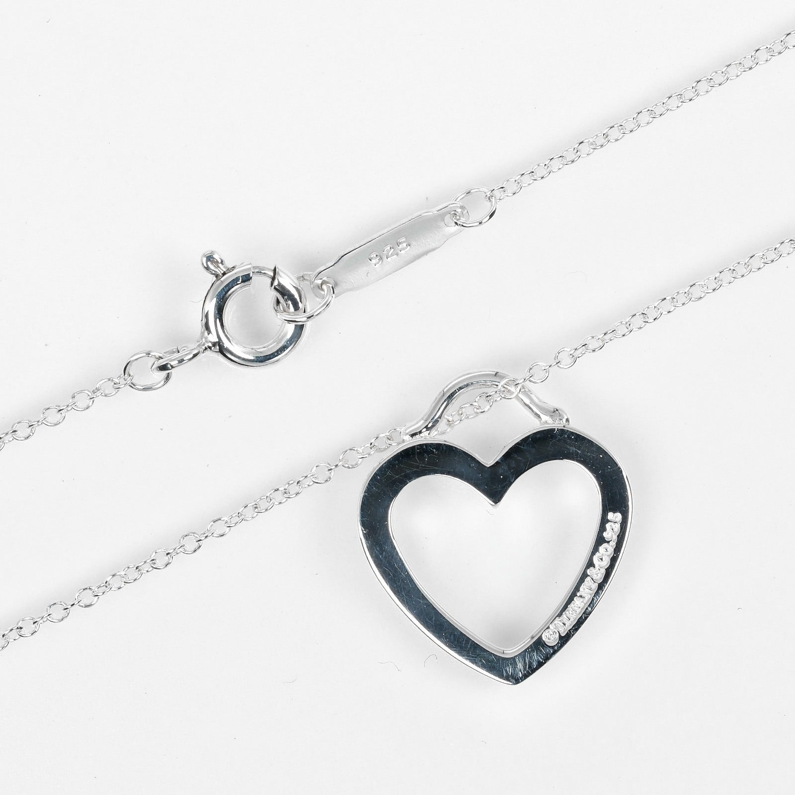 Tiffany & Co Sentimental Heart Necklace Silver 925