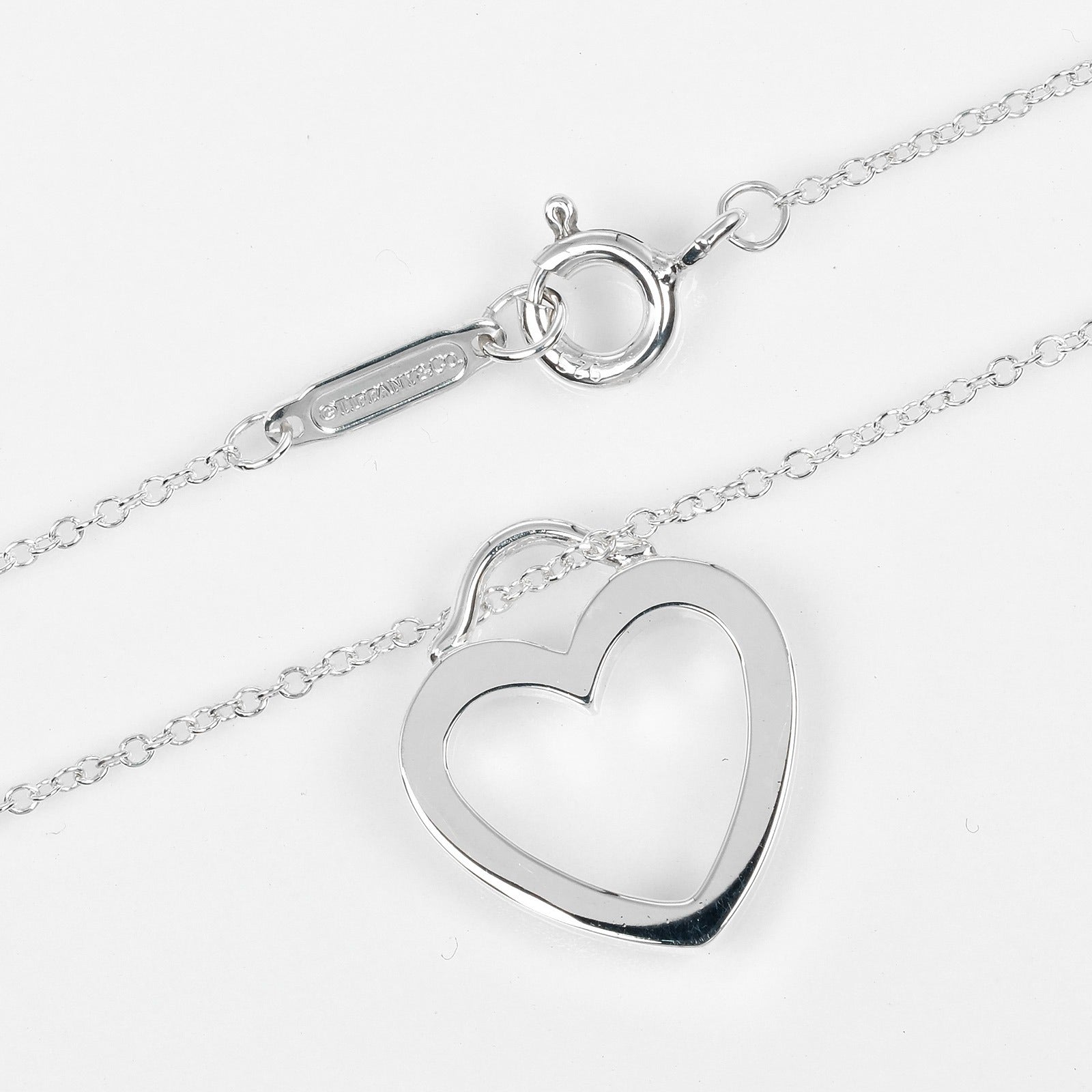 Tiffany & Co Sentimental Heart Necklace Silver 925