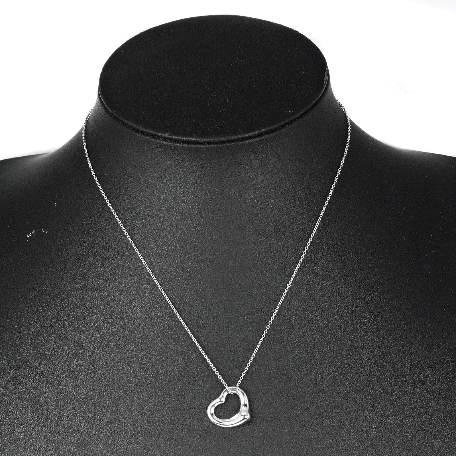 Tiffany & Co Open Heart Necklace Silver 925