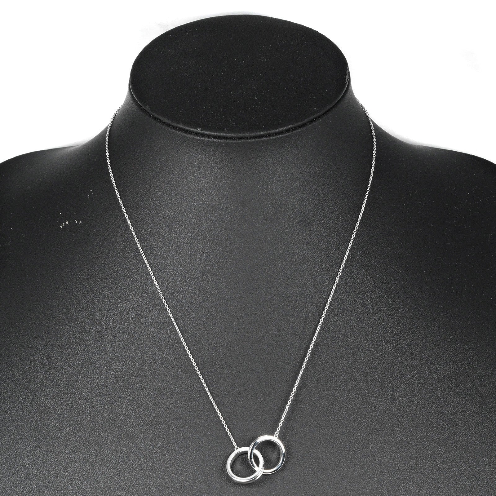 Tiffany & Co Silver 1837 Interlocking Circle Necklace