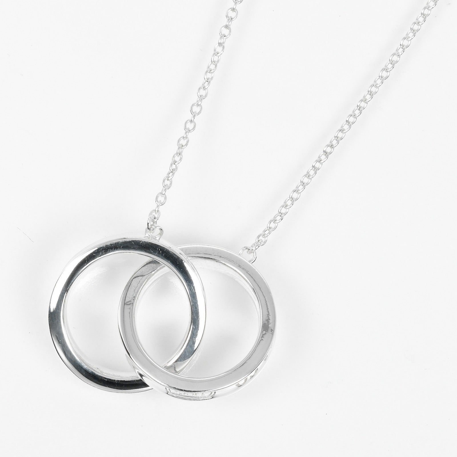 Tiffany & Co Silver 1837 Interlocking Circle Necklace