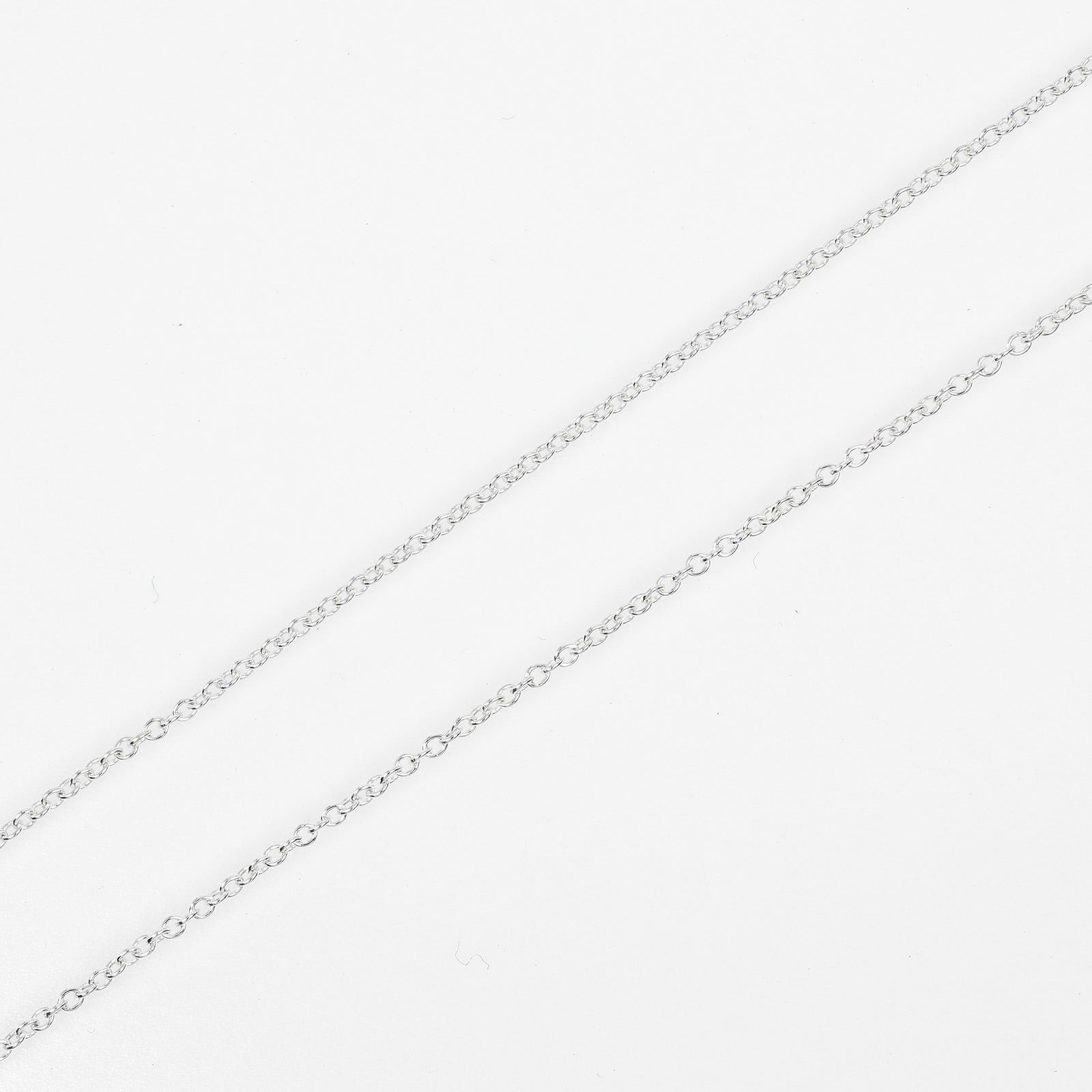 Tiffany & Co Silver Double Teardrop Necklace