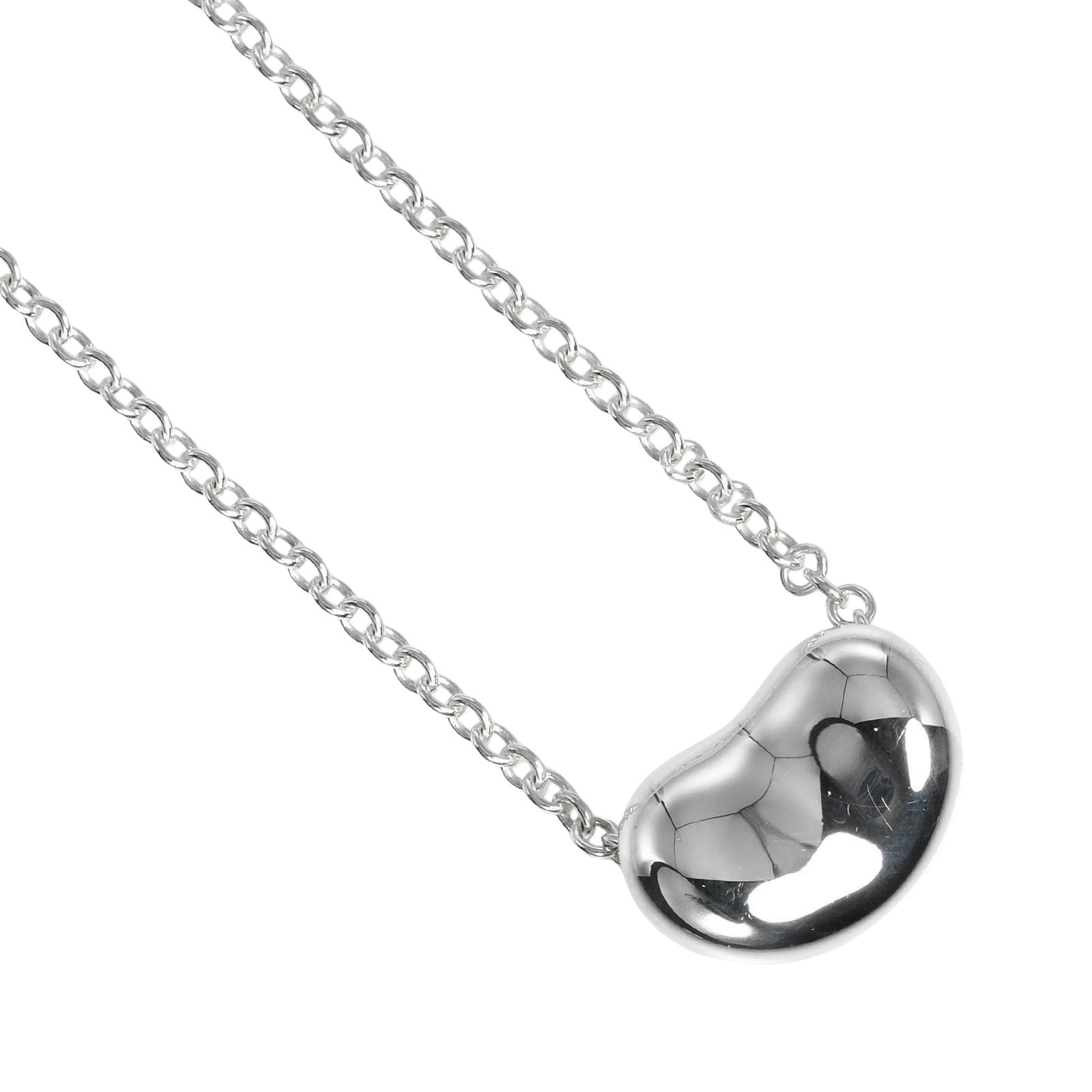 Tiffany & Co Silver 925 Bean Necklace