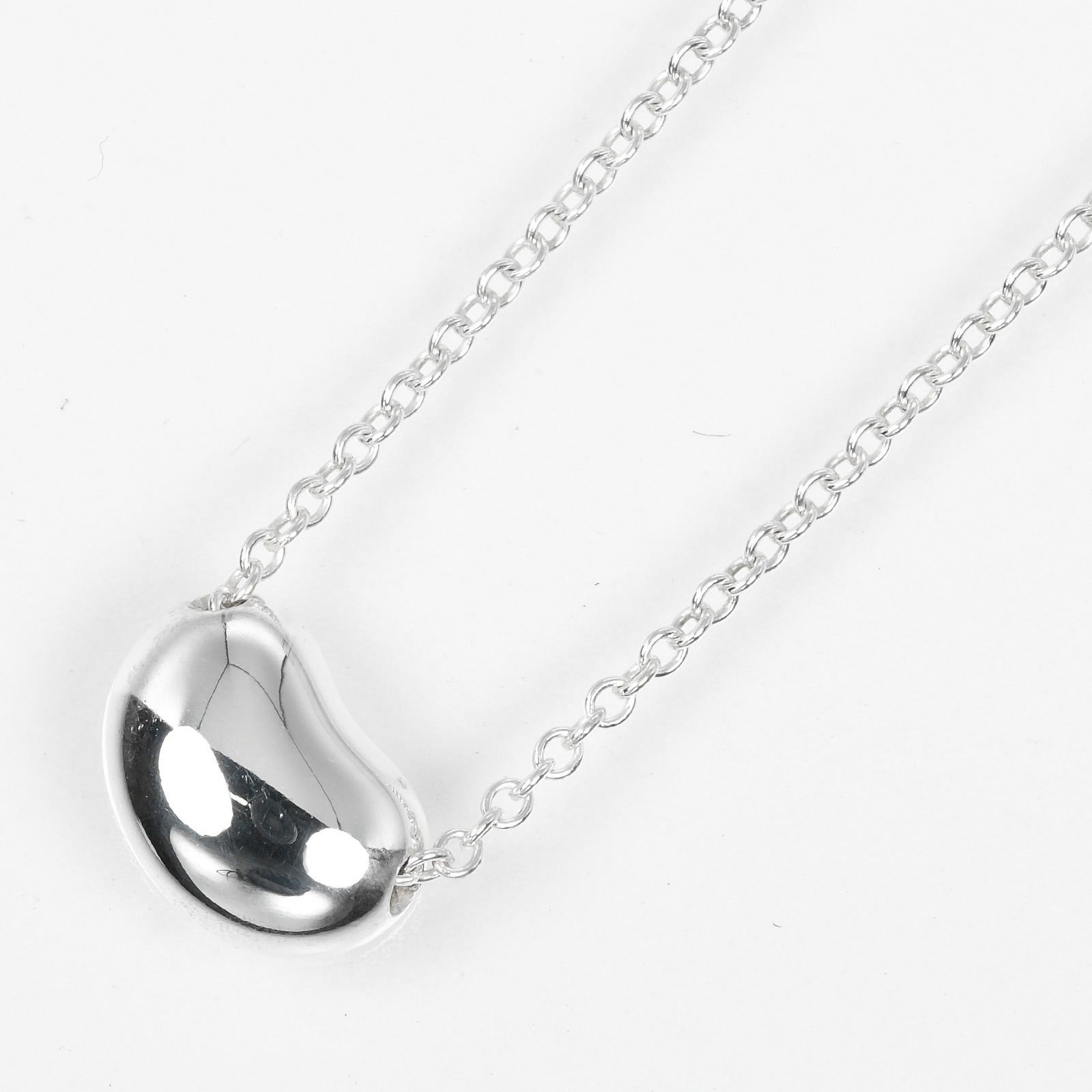 Tiffany & Co Silver 925 Bean Necklace