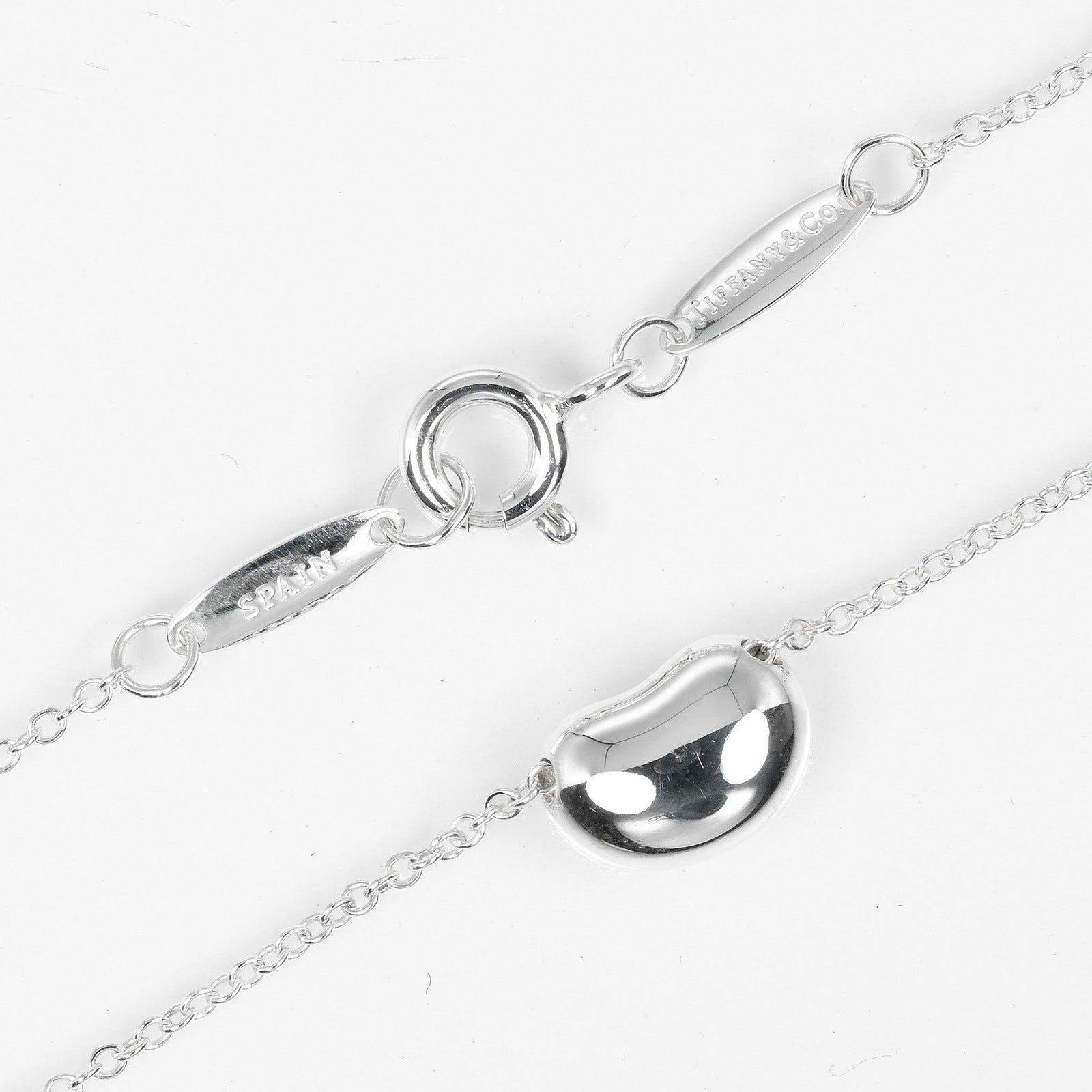 Tiffany & Co Silver 925 Bean Necklace