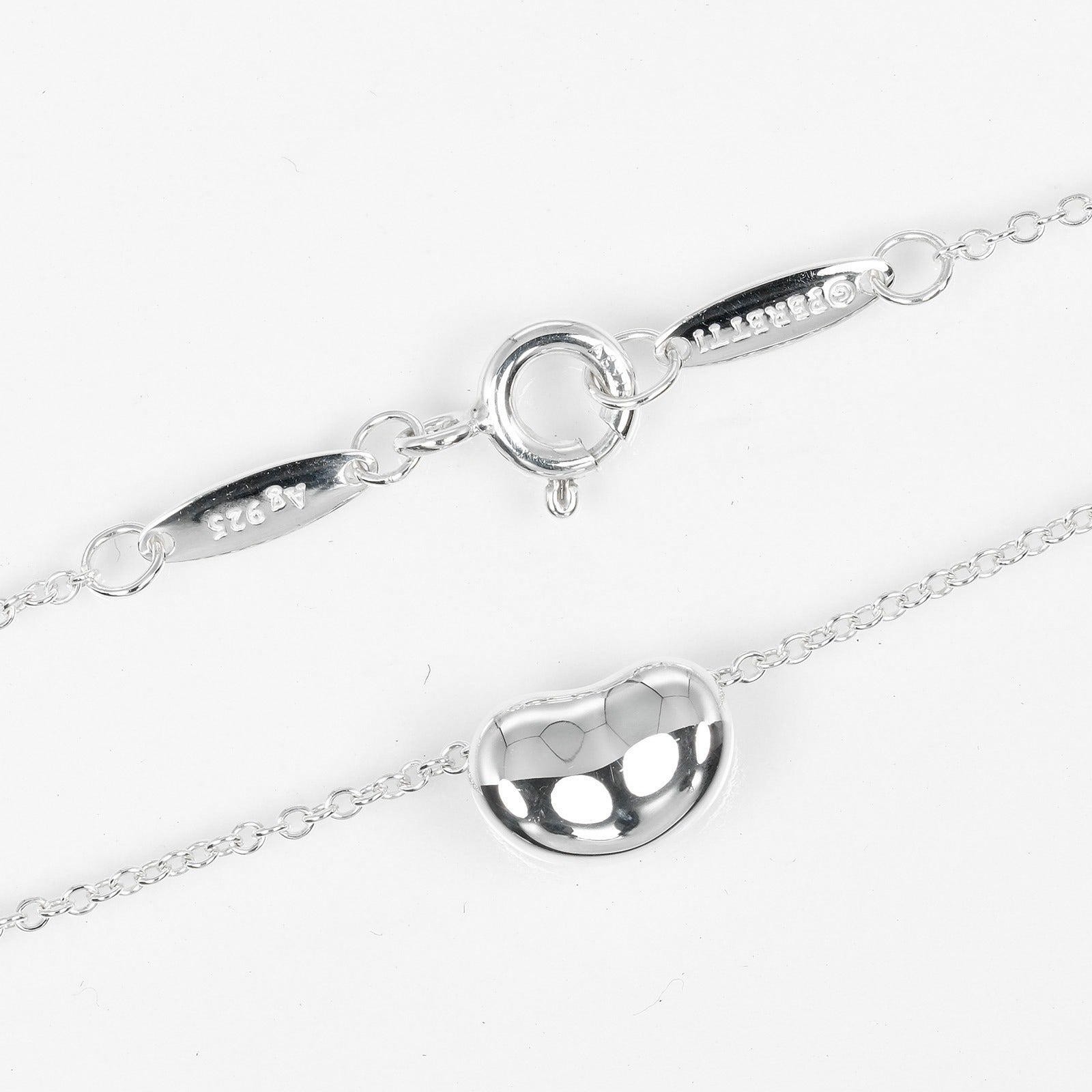 Tiffany & Co Silver 925 Bean Necklace