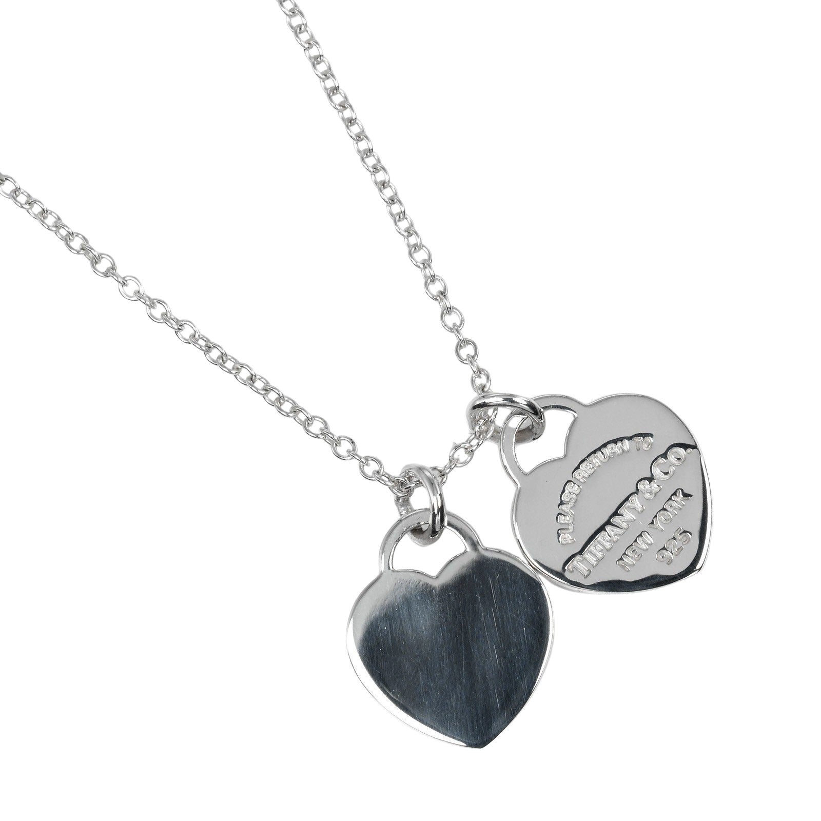 Tiffany & Co Silver 925 Mini Heart Tag Necklace