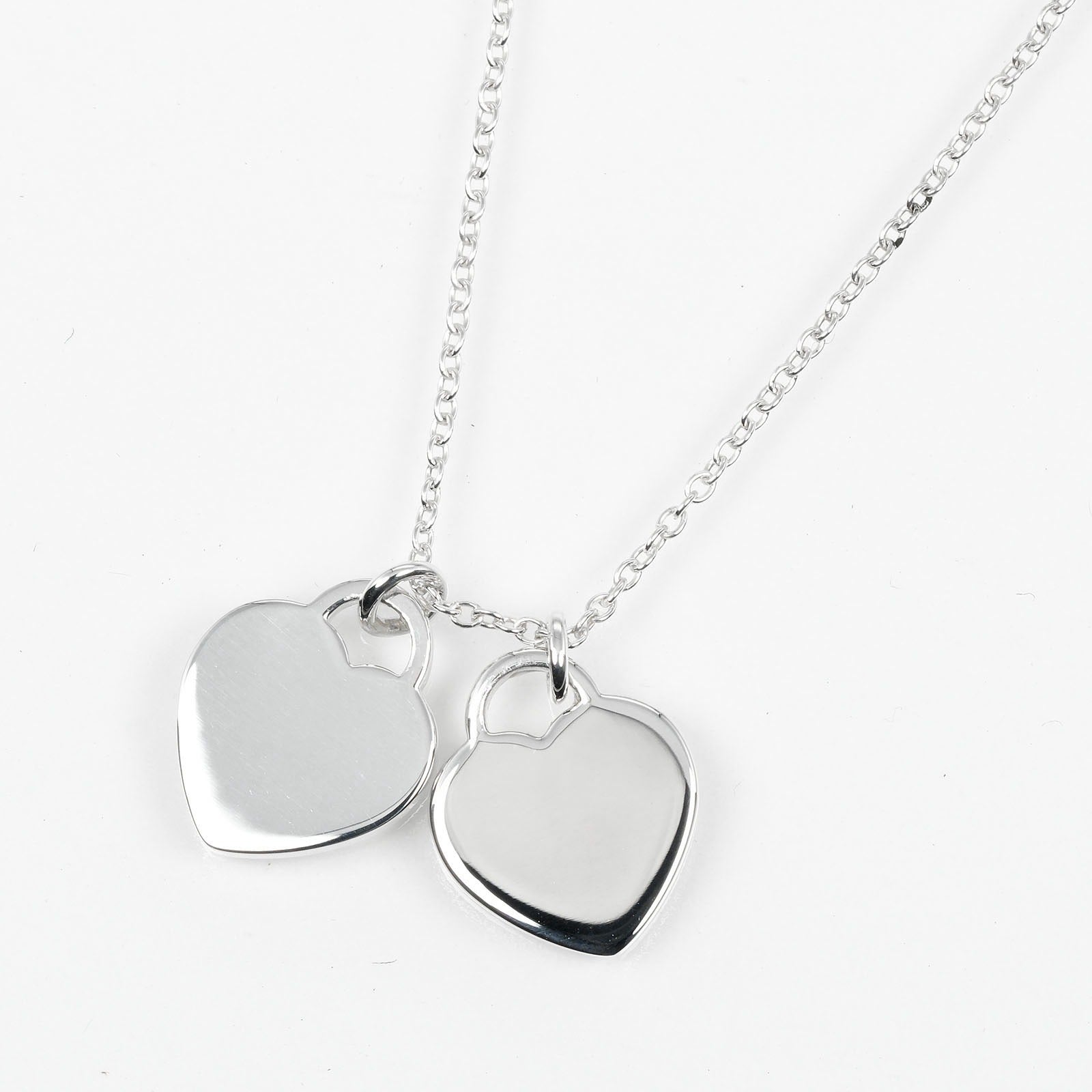 Tiffany & Co Silver Mini Heart Tag Necklace