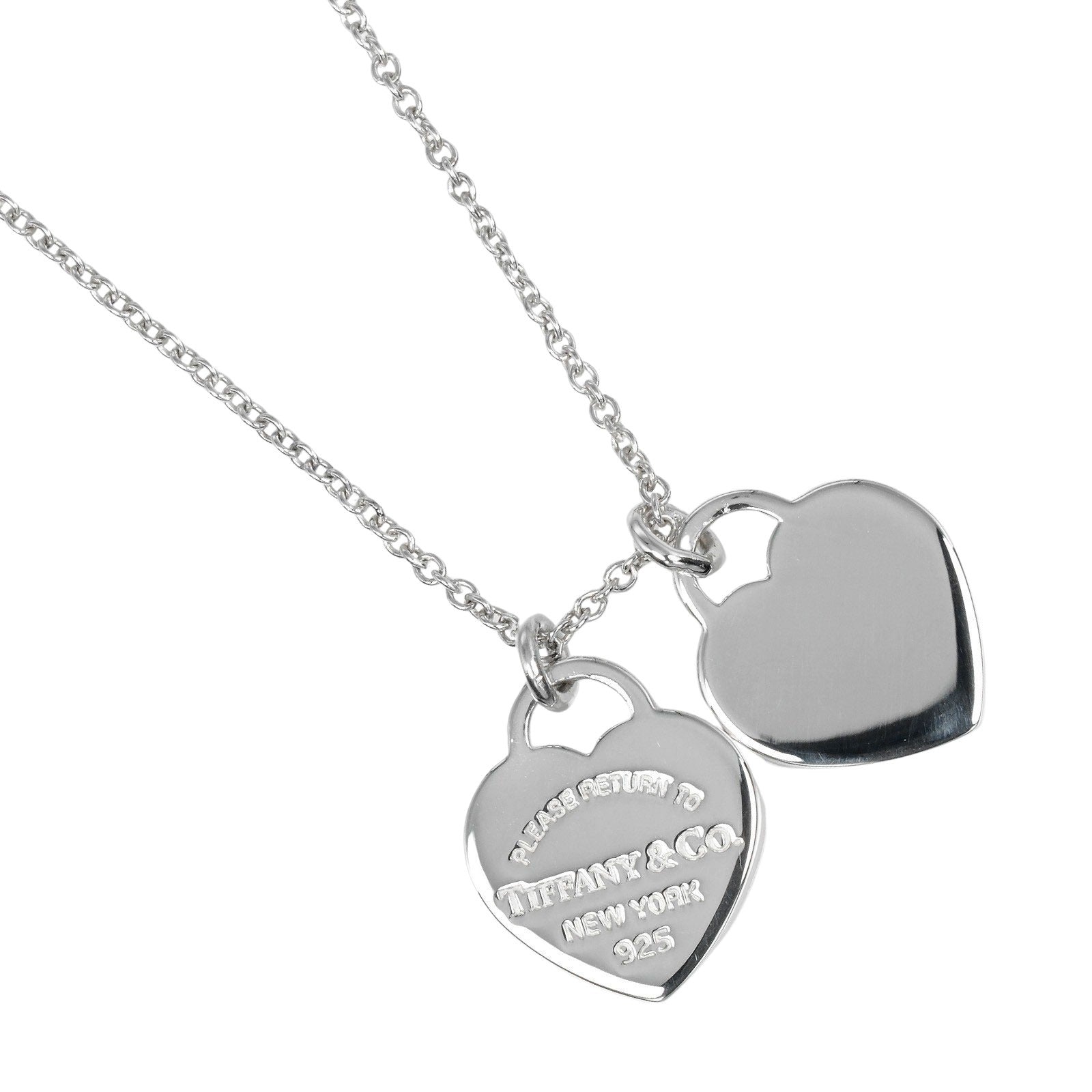 Tiffany & Co Silver 925 Mini Heart Tag Necklace