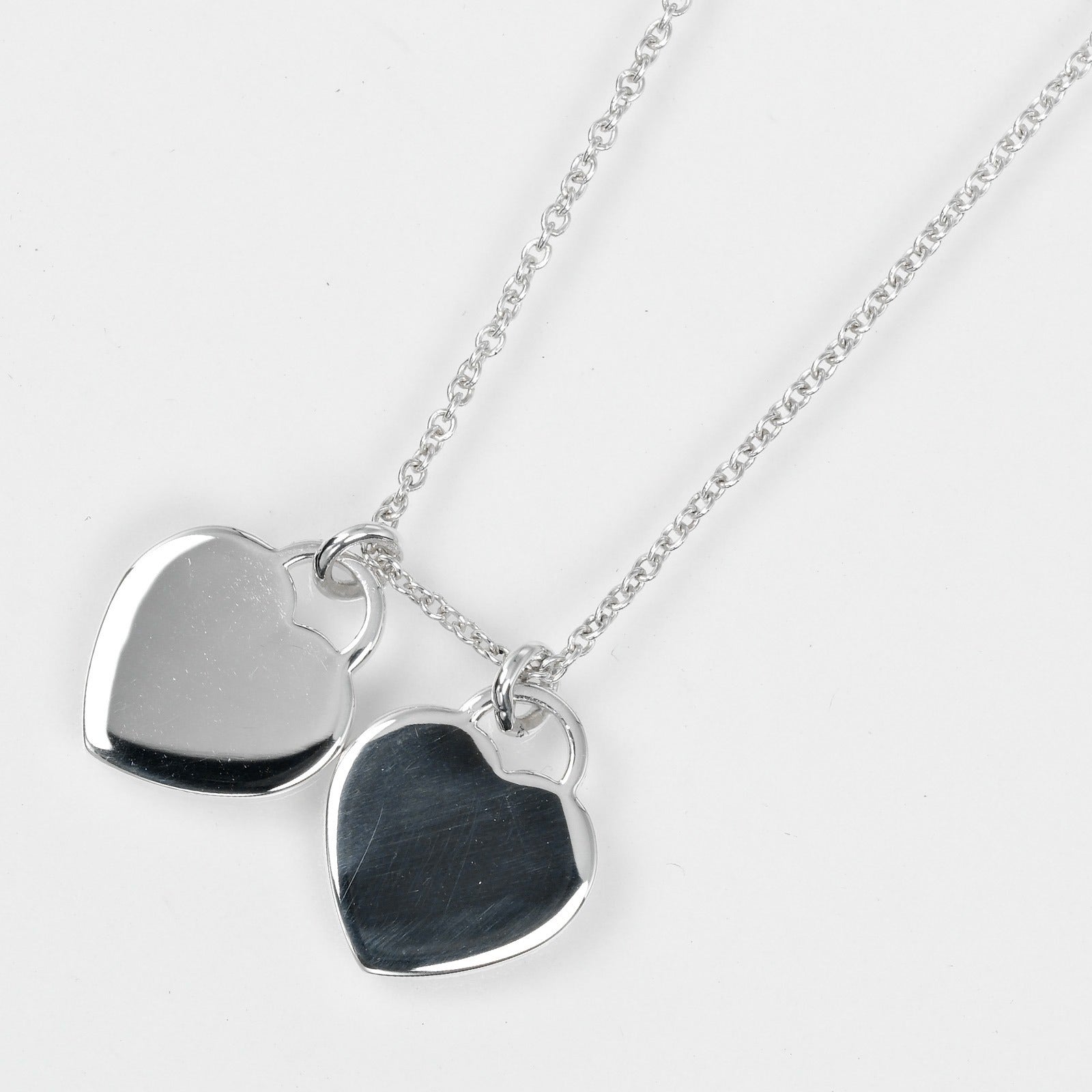 Tiffany & Co Silver 925 Mini Heart Tag Necklace