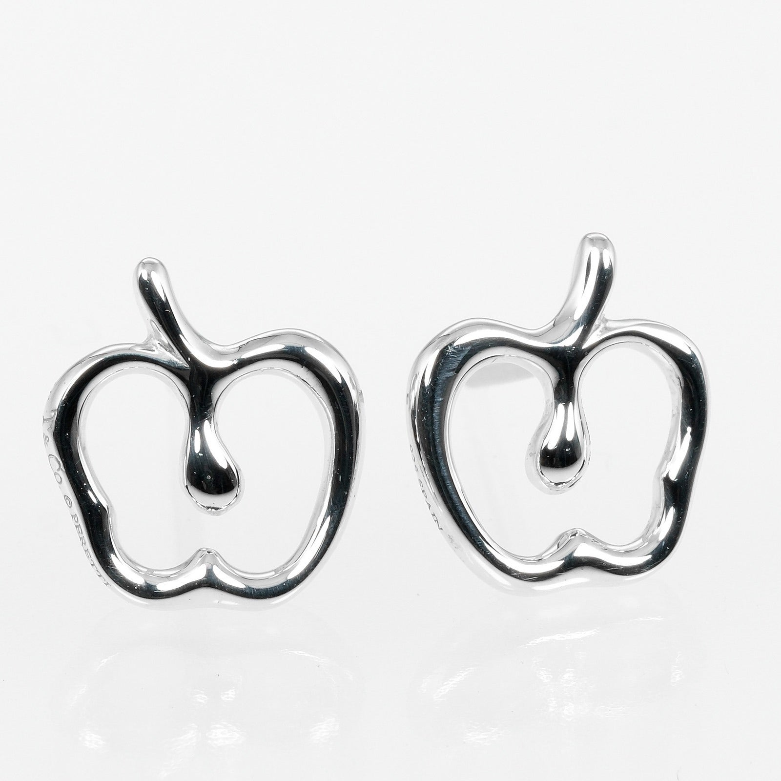 Tiffany & Co Silver 925 Apple Earrings