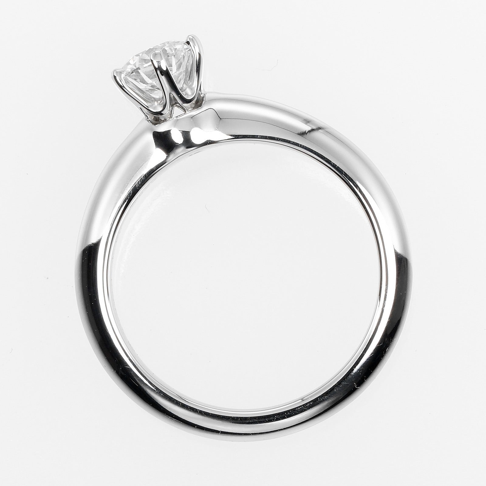 Tiffany & Co Platinum Diamond Solitaire Ring