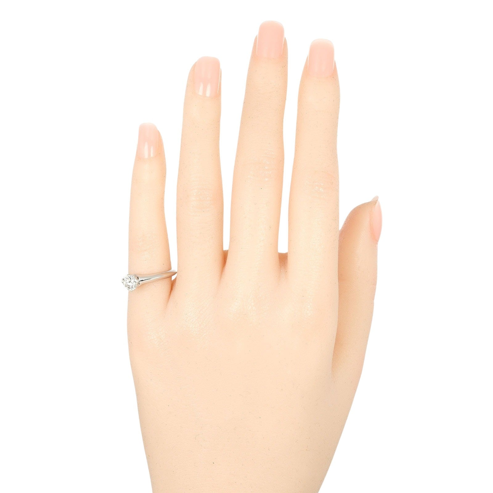 Tiffany & Co Platinum Diamond Solitaire Ring