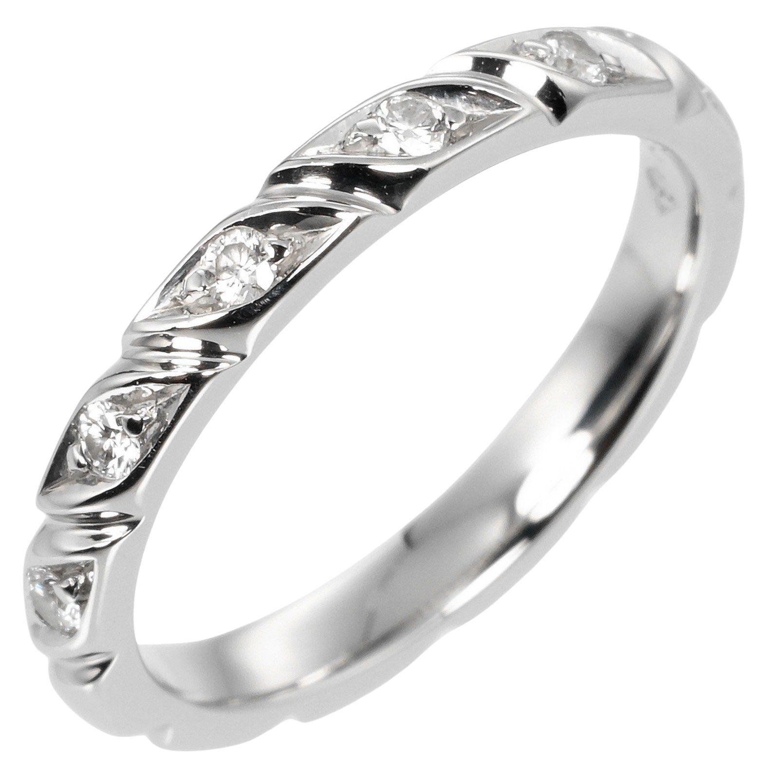 Chaumet Torsade Ring Pt950 Platinum 8P Diamond