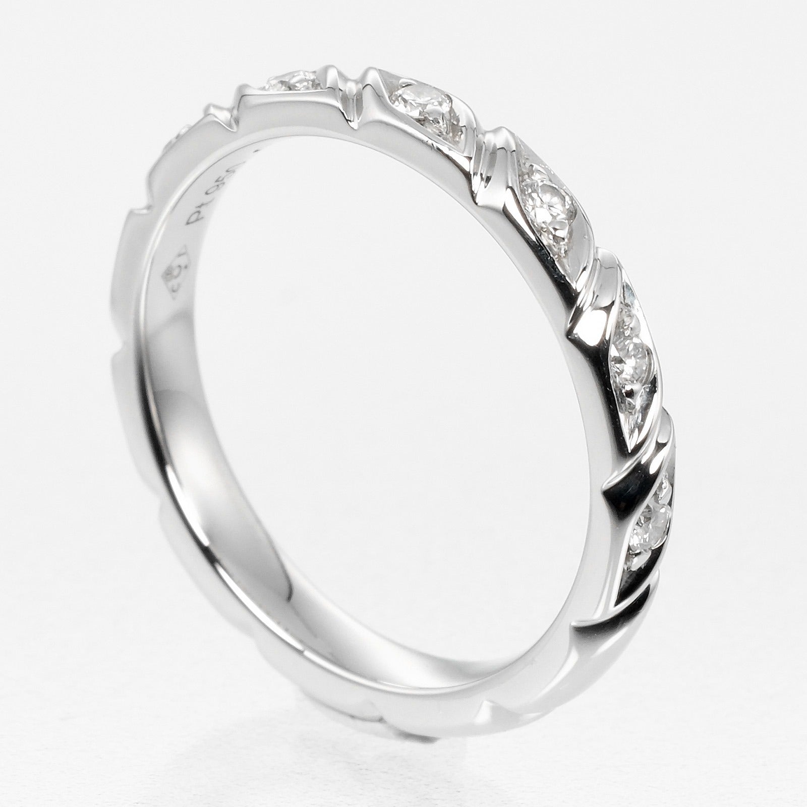 Chaumet Torsade Ring Pt950 Platinum 8P Diamond