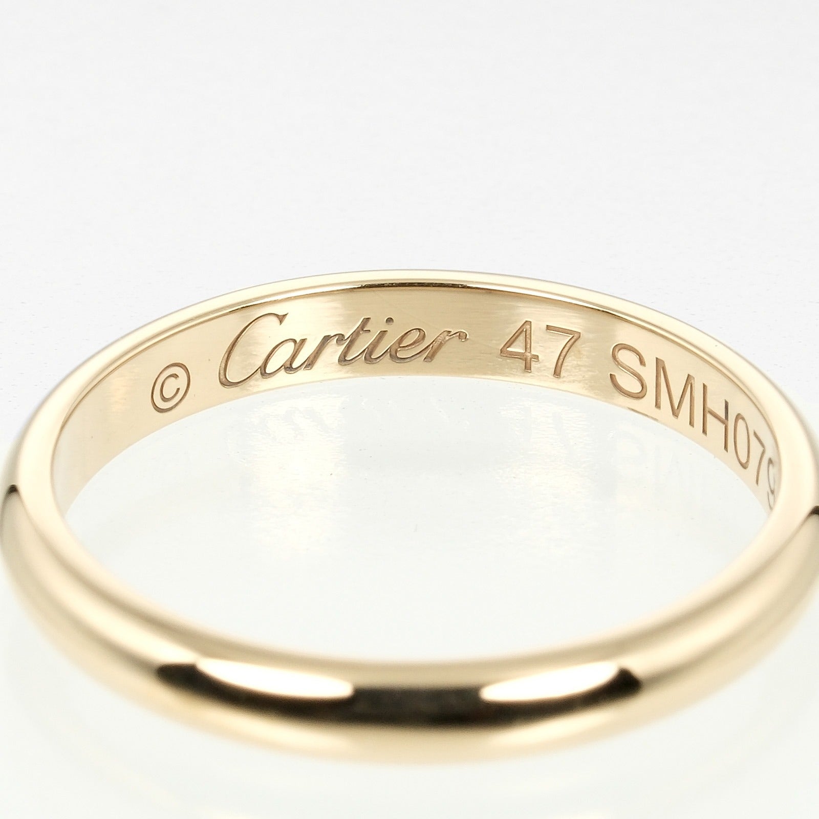 Cartier 1895 Wedding Ring K18 Yellow Gold