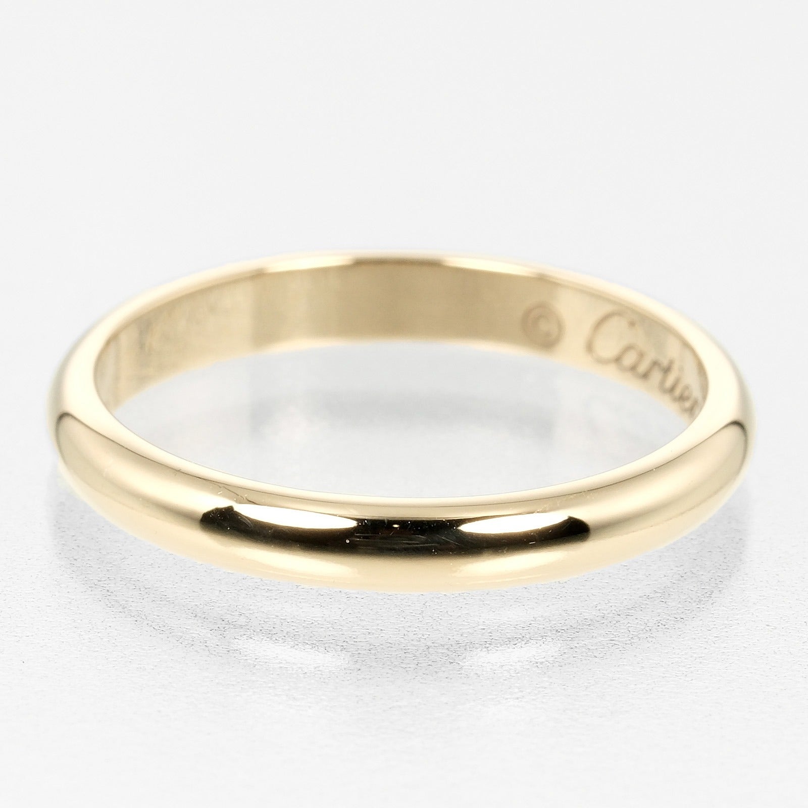 Cartier 1895 Wedding Ring K18 Yellow Gold