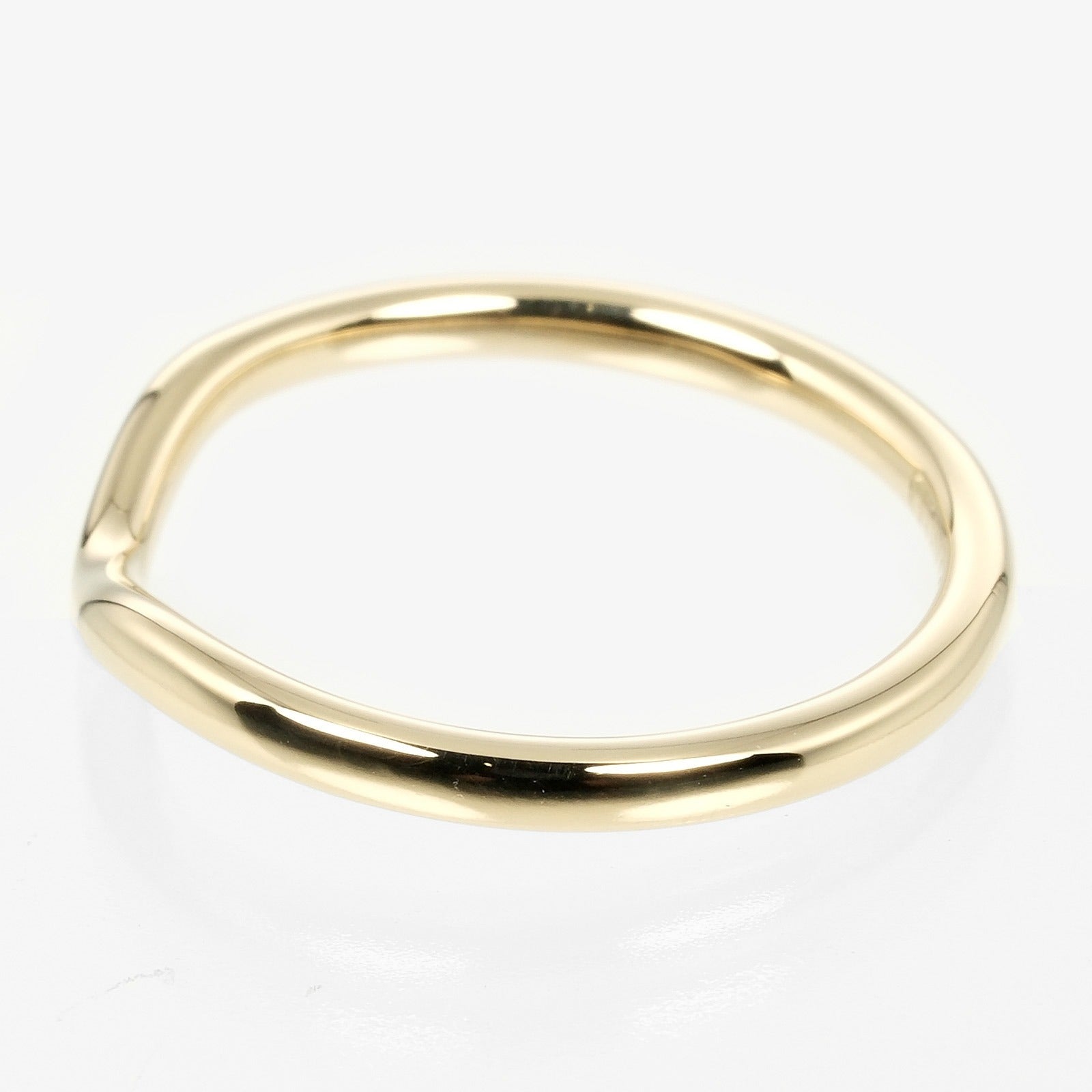 Tiffany & Co K18 Yellow Gold Curved Band Ring