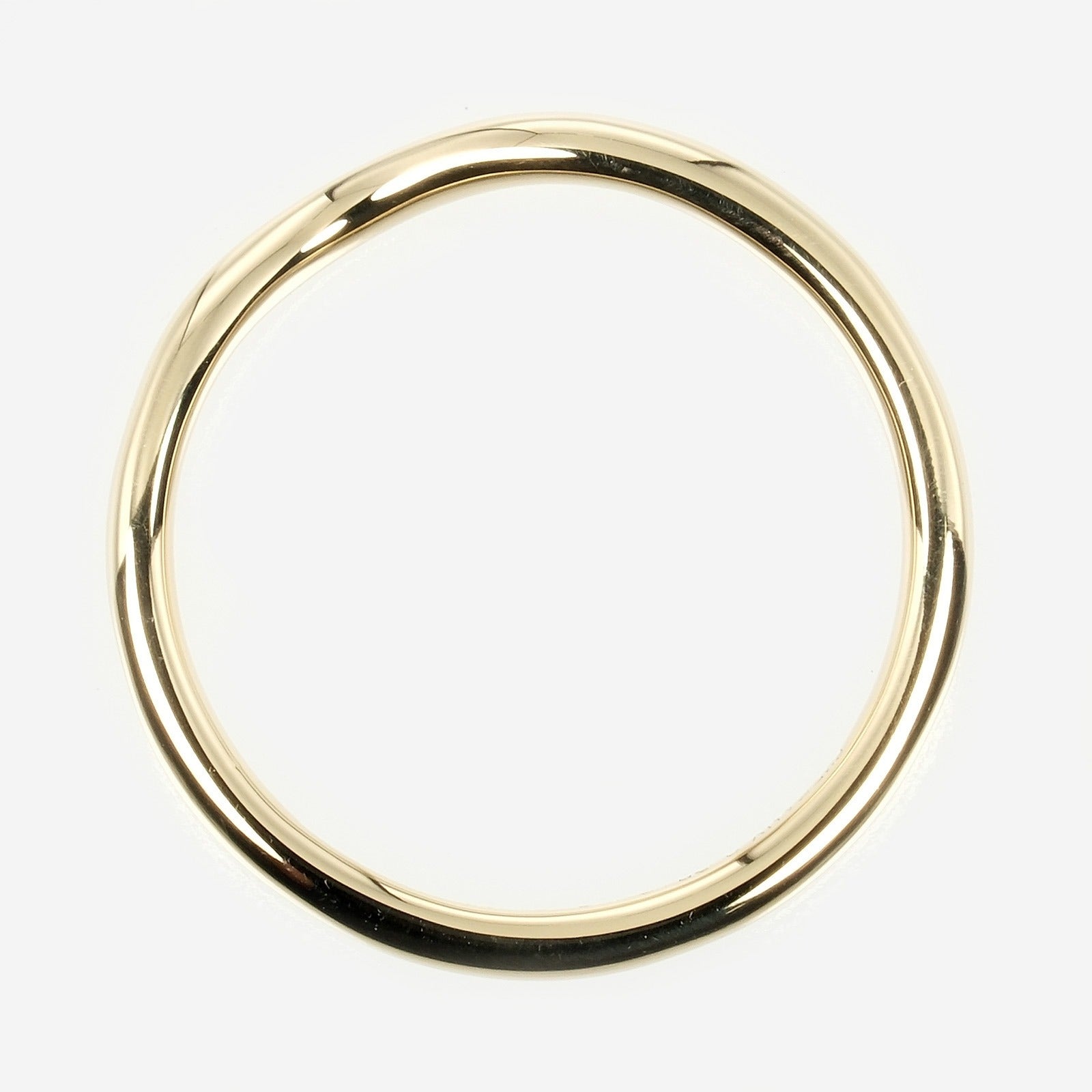 Tiffany & Co K18 Yellow Gold Curved Band Ring