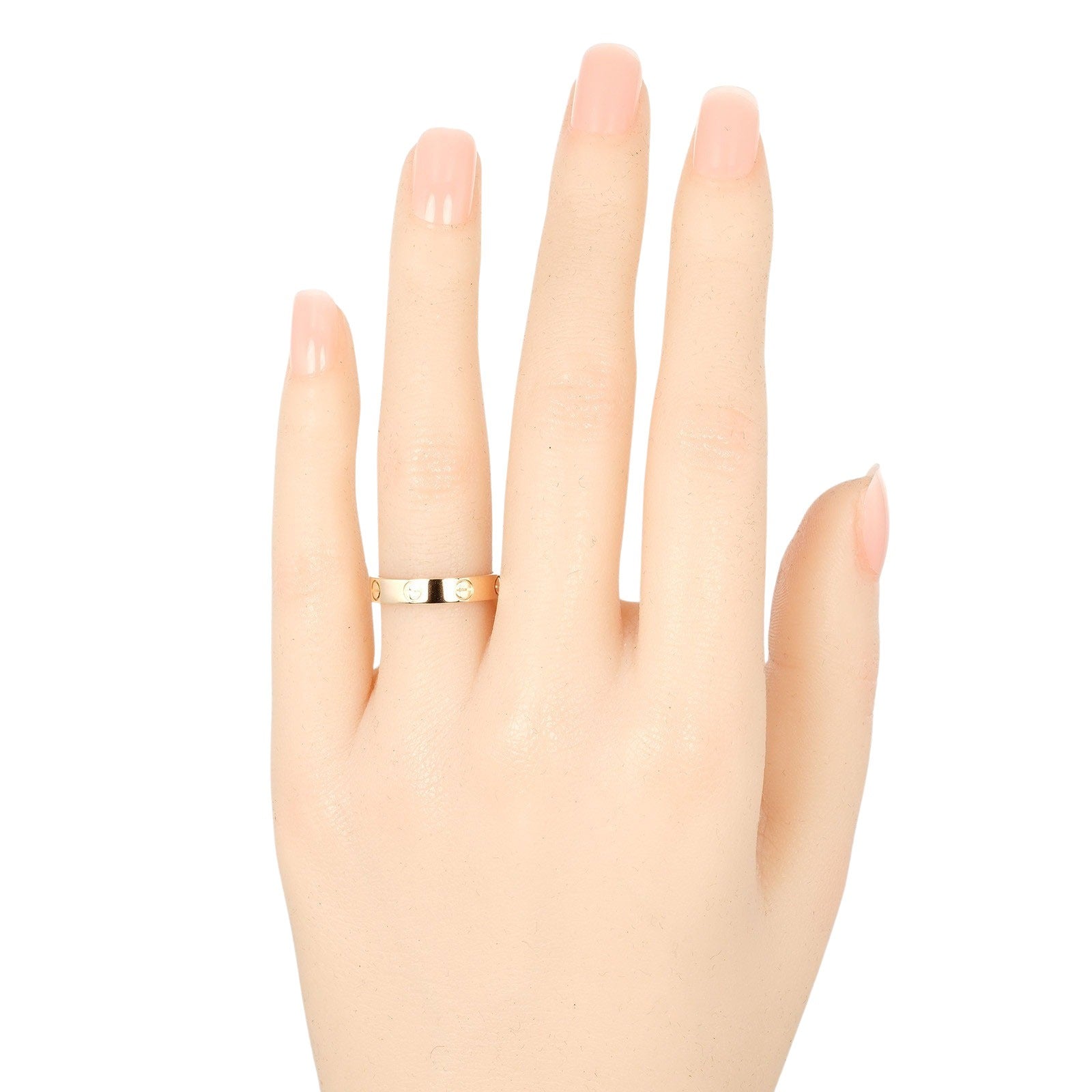 Cartier Mini Love Wedding Ring K18 Pink Gold