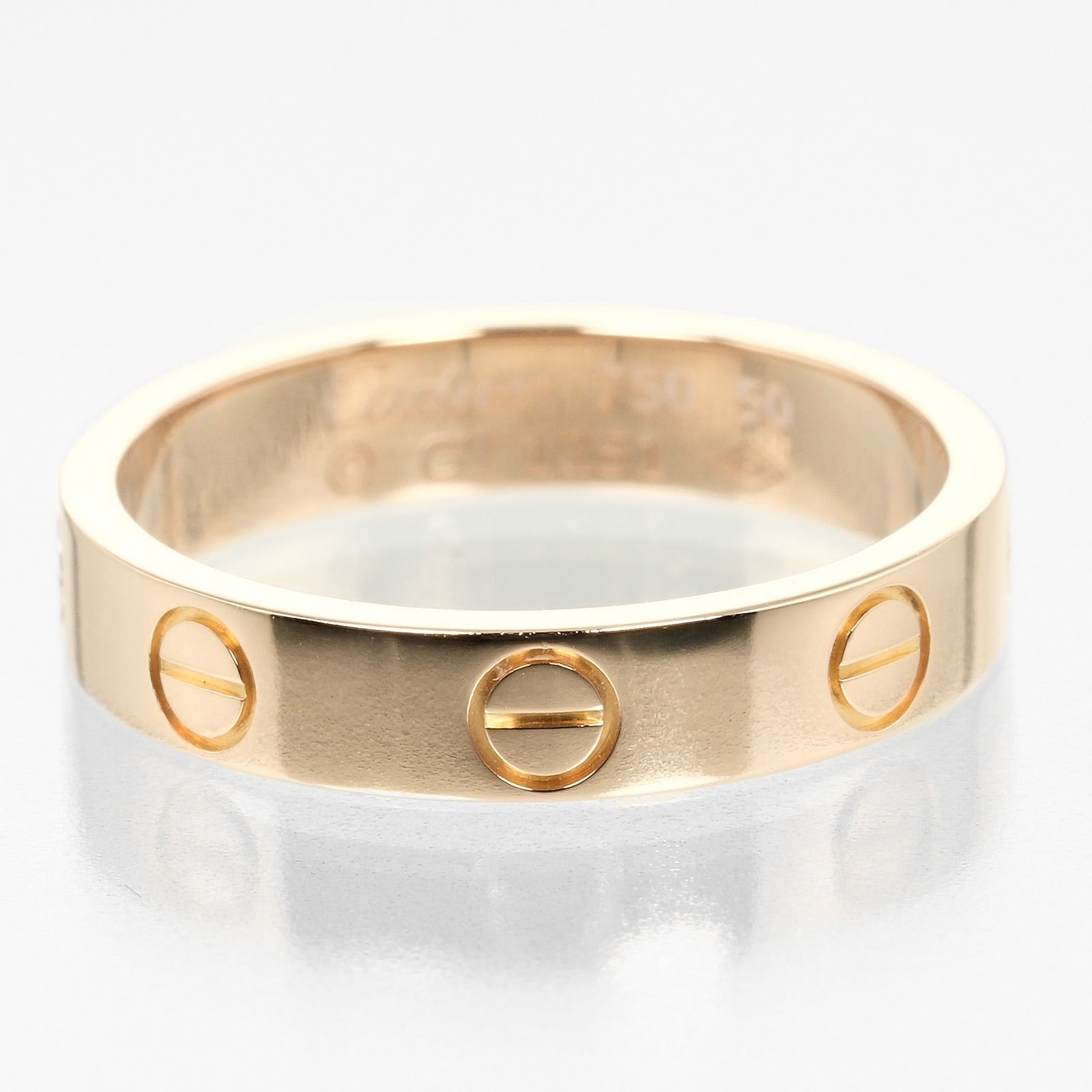 Cartier Mini Love Wedding Ring K18 Pink Gold