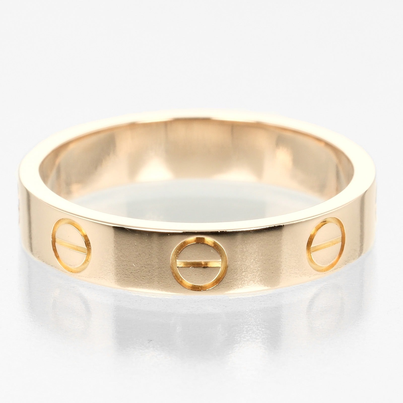 Cartier Mini Love Wedding Ring K18 Pink Gold